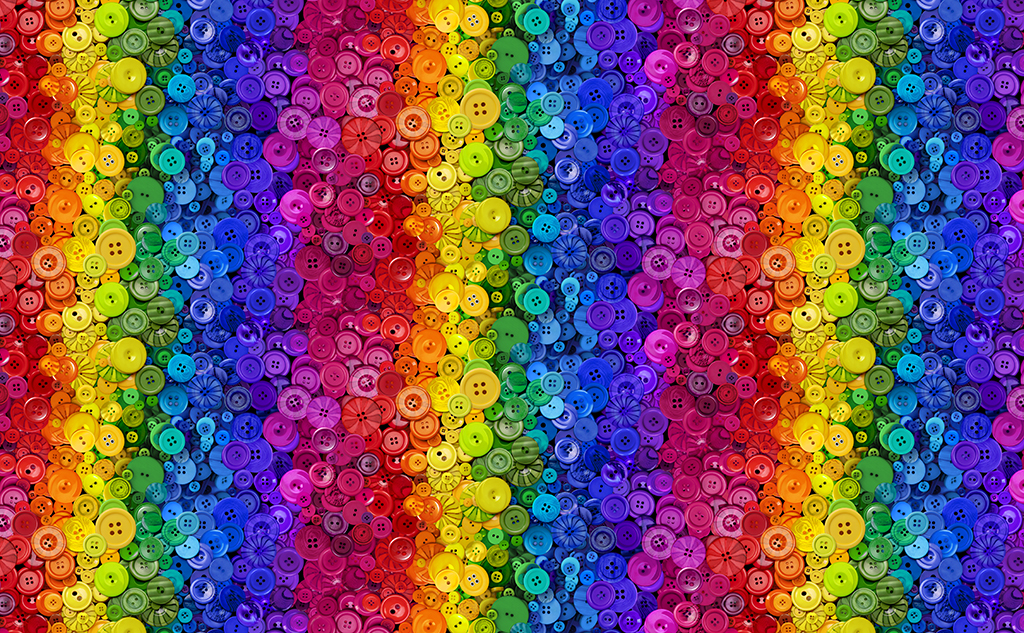 BUTTON WAVE STRIPE - multi
